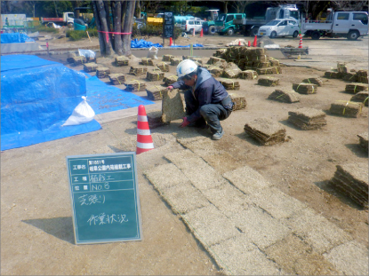 岐阜公園内苑 植栽工事11