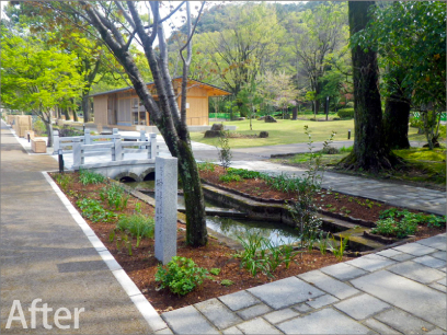 岐阜公園内苑 植栽工事
