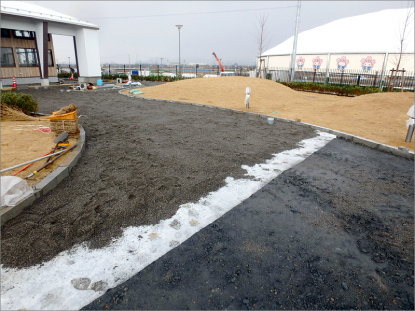 楽しいが見つかる もとまるパーク外構植栽工事