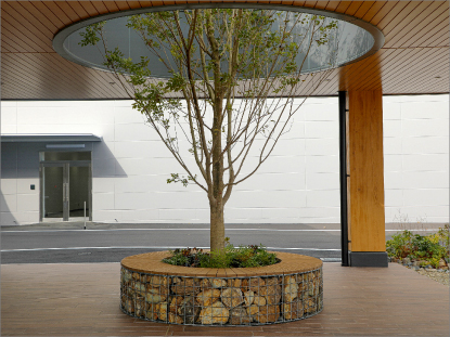 ジーテクト中部工場新築工事 外構植栽工事