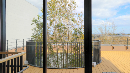 ジーテクト中部工場新築工事 外構植栽工事