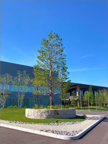 ジーテクト中部工場新築工事 外構植栽工事