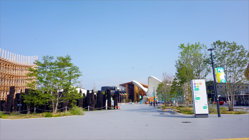 大阪・関西万博を盛り立てる植栽が安らぎの空間を演出