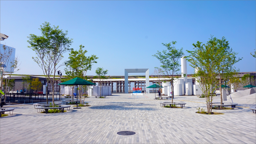 大阪・関西万博を盛り立てる植栽が安らぎの空間を演出