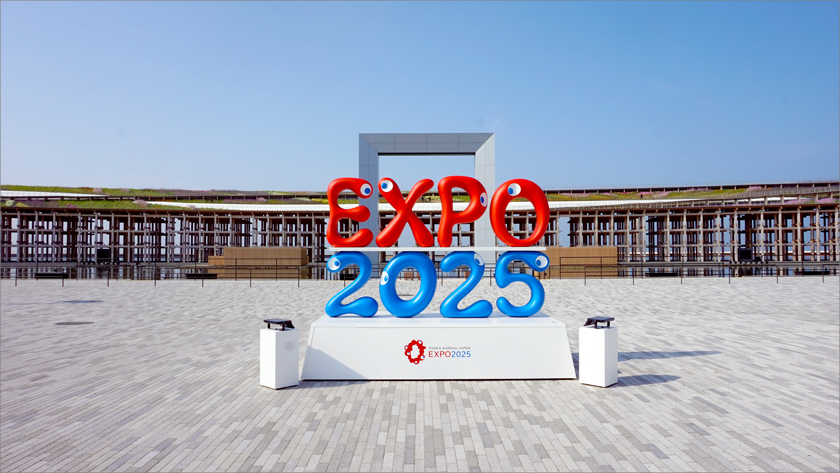 大阪・関西万博を盛り立てる植栽が安らぎの空間を演出